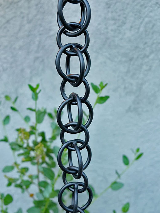 double loops rain chain